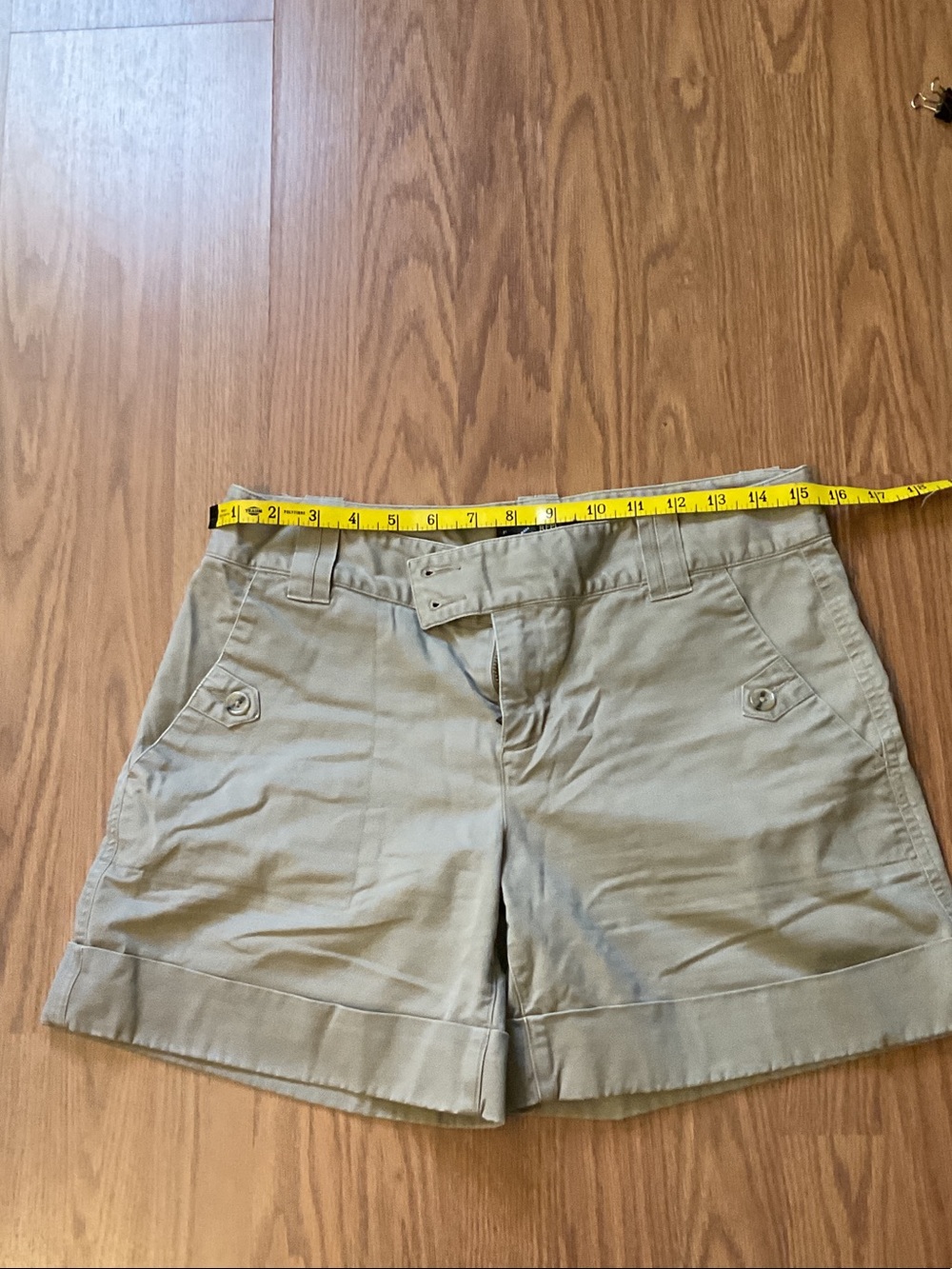 Banana Republic Rolled-Hem Khaki Shorts